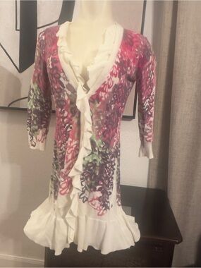 Tabitha Ruffled Cardigan By Anthropologie